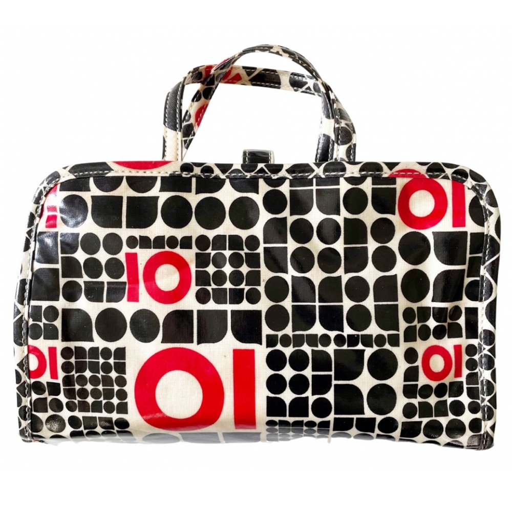 Kate Spade 10th anniversary coated canvas cosmetic travel case